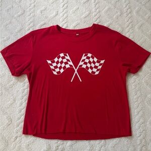 DONATED Checkered Flag T-Shirt